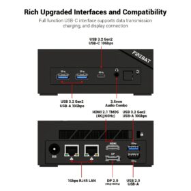 AMD Ryzen 5 6600H PC - 16GB DDR5 512GB SSD