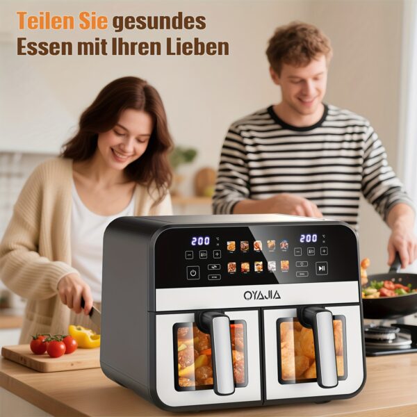 product-fancy-73e5b158-bc01-4590-826e-319c5c9757f0 10.5 Quart Dubbele Mand Airfryer Oven
