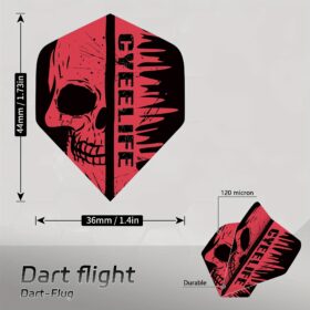 Dartflights Standaard Vierkante flights 21 stuks