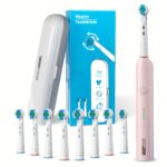 2-Pack USB-C Oplaadbare Elektrische Tandenborstel Reisetui