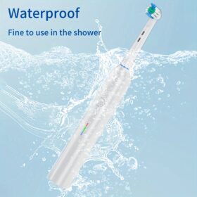 2-Pack USB-C Oplaadbare Elektrische Tandenborstel Reisetui