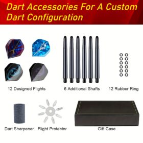 Stalen Dart Set, met 6 Professionele 24G Darts