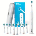 2-Pack USB-C Oplaadbare Elektrische Tandenborstel Reisetui