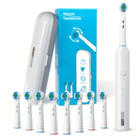 2-Pack USB-C Oplaadbare Elektrische Tandenborstel Reisetui