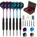 Stalen Dart Set, met 6 Professionele 24G Darts