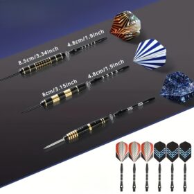 Professionele Dartset | 20, 24 en 26 Gram Stalen Dartpijlen