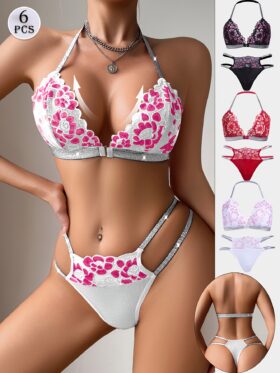 Set van 6 dameslingerie