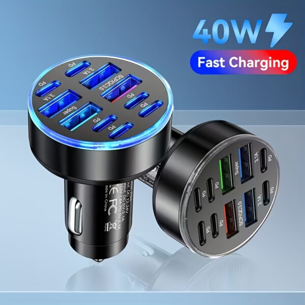 3 stuks 40W Ultra-Snelle Mobiele Telefoon Oplader