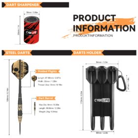 26G Hard Dart Metalen Naald Puur Koper