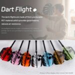 Dartflights Standaard Vierkante flights 21 stuks