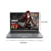 16.1" gaminglaptop met AMD Ryzen 7-processor tot 4.75 GHz