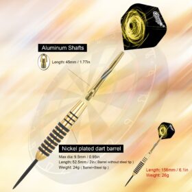 26g Harde Punt Metalen Darts