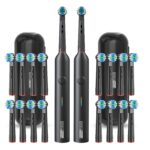 2-Pack USB-C Oplaadbare Elektrische Tandenborstel Reisetui