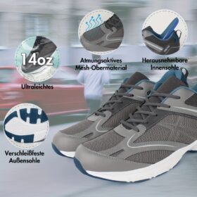 Heren casual lichtgewicht wandelschoenen sport- en trainingsschoenen