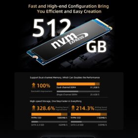 BMAX MINI PC met AMD Ryzen 7 5825U