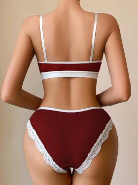 8-delige dames-bh-set, elegant Frans kantontwerp