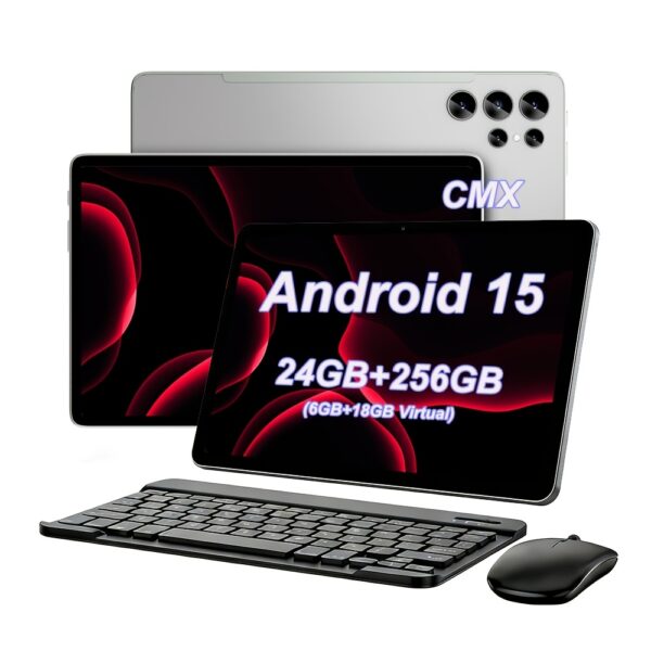 10 Inch Android 15 Tablet PC 2-in-1 Pad