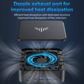 Mini PC AMD Ryzen 7 7730U (tot 4,5 GHz) 16GB DDR4 512GB SSD