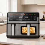 10L Luchtfriteuse-oven met dubbele mand