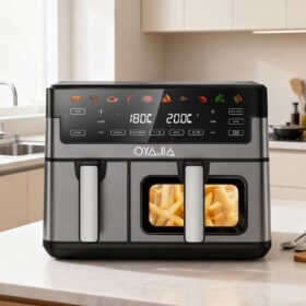 10L Luchtfriteuse-oven met dubbele mand