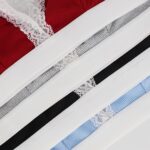 16-delige Sexy Deep-V Elegante Kanten Dames BH Set Verstelbare Bandjes