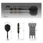 23g Alles-in-Één Koperen Dartset met Opbergkoffer
