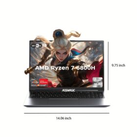 ACEMAGIC 16,1" Gaming Laptop met AMD Ryzen 7