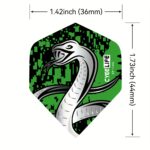 15-Pack Dart flights Beschikbaar in 5 Kleuren