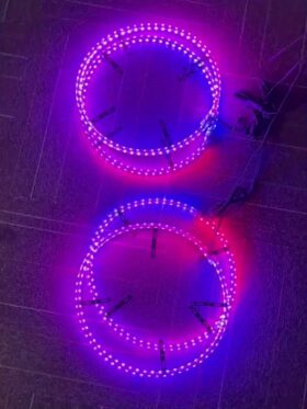 Een collectie van 15,5-inch wielnaafverlichting voor voertuigen