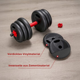4-in-1 Verstelbare Dumbbell Set met Kettlebell