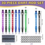 30 stuks Aluminiumlegering Dartschachten