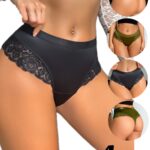 Set van 4 dames satijnen kanten ondergoed