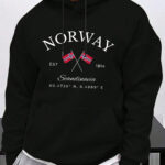 Heren Scandinavisch Schiereiland Noorwegen Hoodie