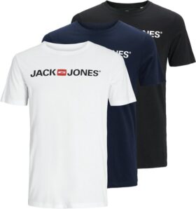 Jack & Jones T-shirts 3-pack Logo T-shirts