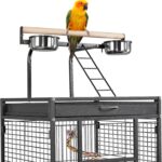 Yaheetech vogelkooi met wielen