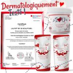 3D-handvormende set voor koppels met naam, datum en houten sokkel