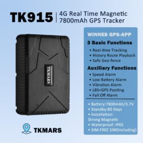 GPS-tracker voor voertuigen, motorfietsen, fietsen