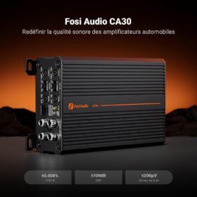 Fosi Audio CA30 4-kanaals klasse D-versterker voor auto
