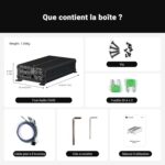 Fosi Audio CA30 4-kanaals klasse D-versterker voor auto