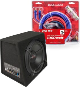 Caliber BC112SA Autoluidspreker met kabels subwoofer inbouwversterker